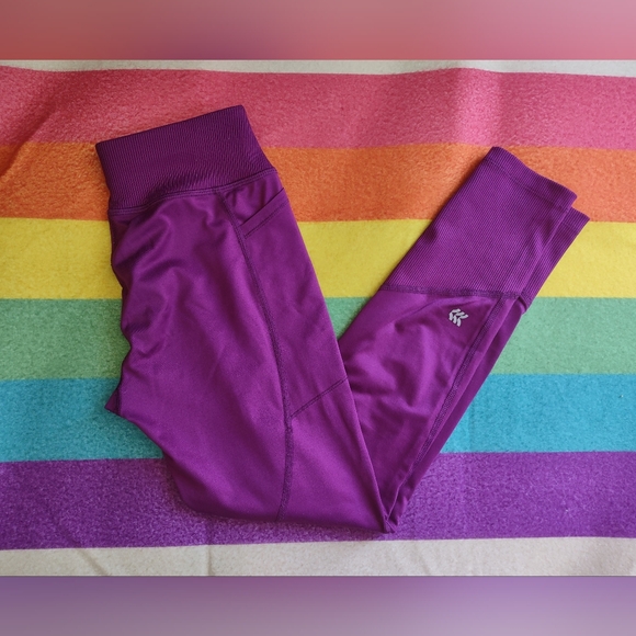 All in motion L10/12 Magenta Active Leggings - Picture 1 of 10